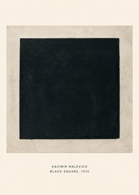 Kazimir Malevich Black Square No6 - Poszter