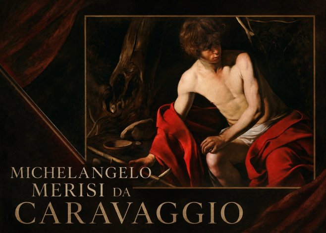 Michelangelo Merisi da Caravaggio John the Baptist (Youth with a Ram) No2 - Poszter