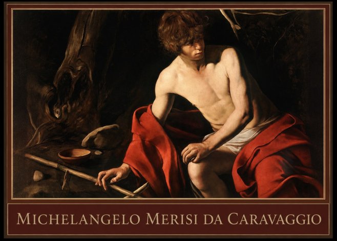 Michelangelo Merisi da Caravaggio John the Baptist (Youth with a Ram) No6 - Poszter