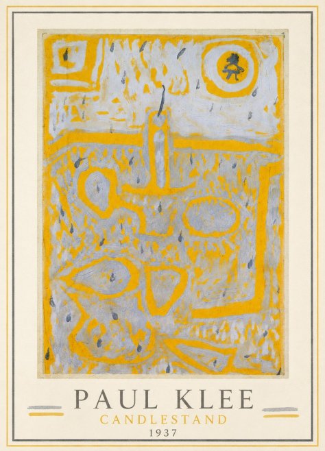 Paul Klee Candlestand No1 - Poszter