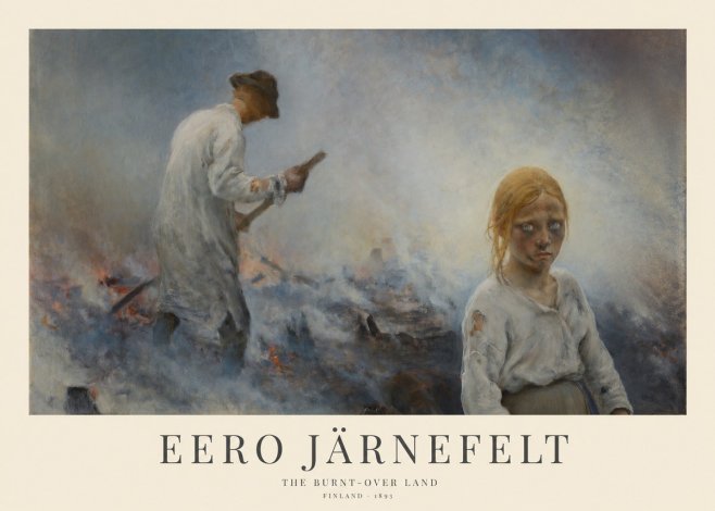 Eero Järnefelt The Burnt-over Land No1 - Poszter