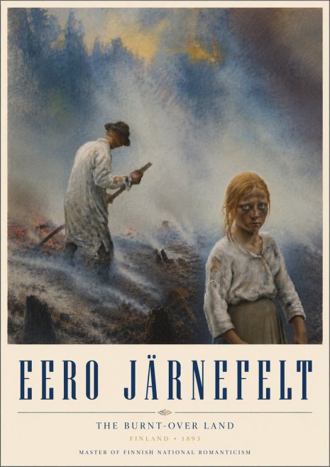 Eero Järnefelt The Burnt-over Land No6 - Poszter