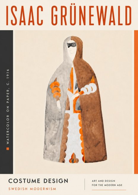Isaac Grünewald Costume Design VI No6 - Poszter