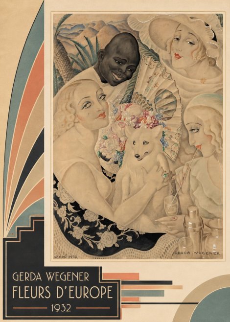 Gerda Wegener Fleurs D'europe No2 - Poszter