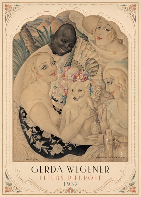 Gerda Wegener Fleurs D'europe No3 - Poszter