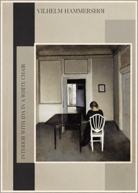 Vilhelm Hammershøi Interior with Ida in a White Chair No3 - Poszter