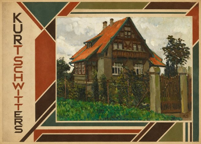 Kurt Schwitters The House on Berggasse No2 - Poszter