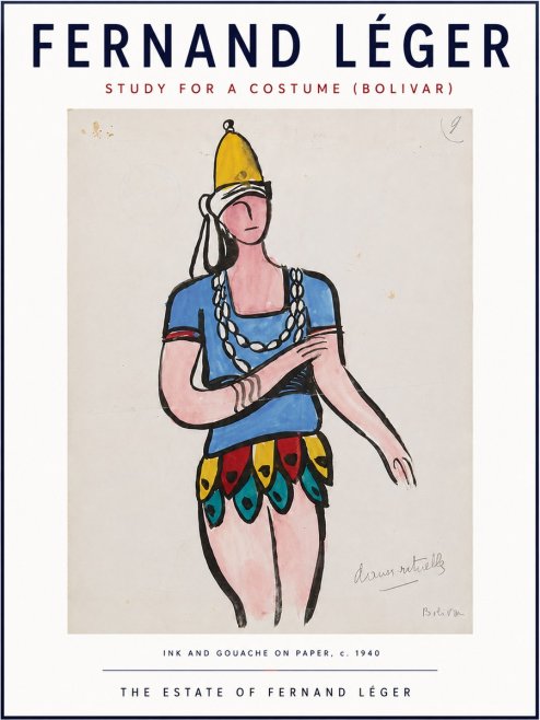 Fernand Léger Danse Rituelle No4 - Poszter