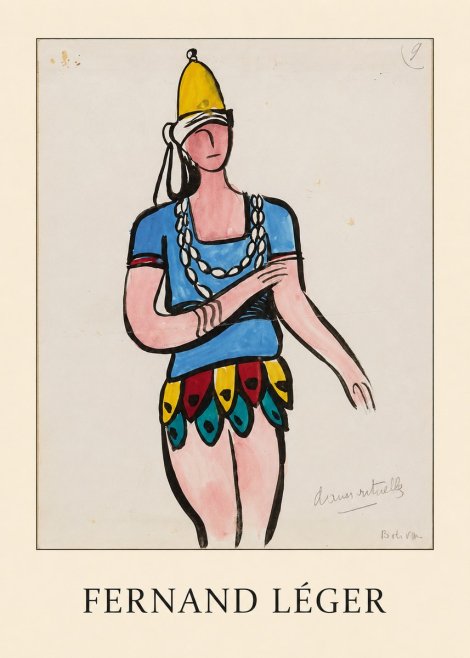 Fernand Léger Danse Rituelle No5 - Poszter