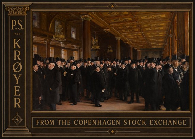 P.S. Krøyer From the Copenhagen Stock Exchange No2 - Poszter