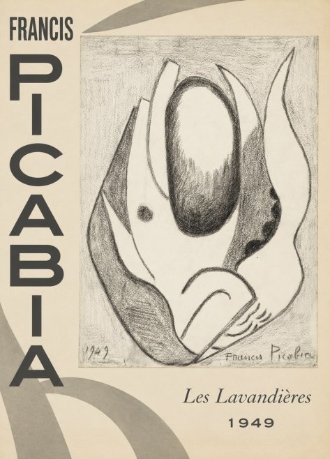 Francis Picabia Les Lavandières No6 - Poszter