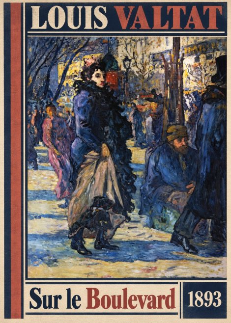 Louis Valtat Sur Le Boulevard No5 - Poszter
