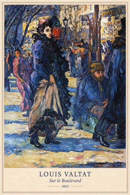 Louis Valtat Sur Le Boulevard No6 - Poszter