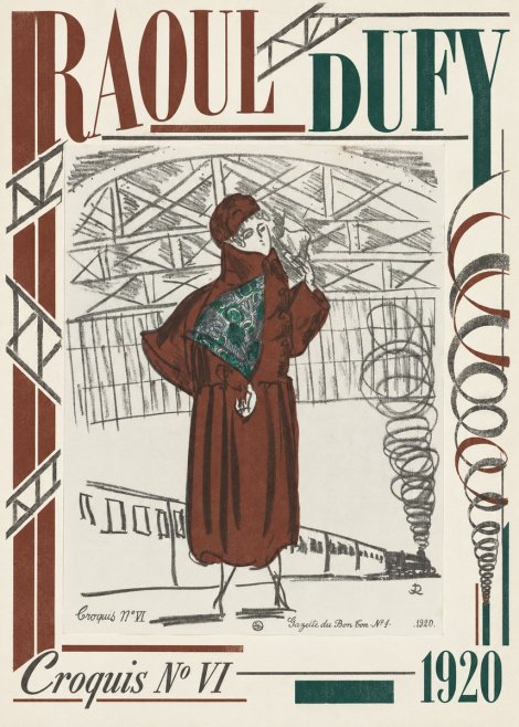 Raoul Dufy Croquis No Vi No6 - Poszter