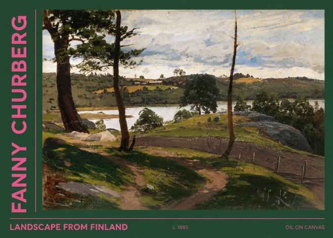 Fanny Churberg Landscape from Finland No2 - Poszter