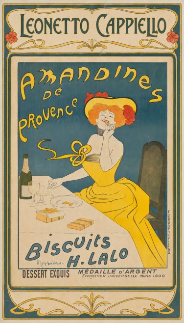 Leonetto Cappiello Amandines De Provence Biscuits H. Lalo II No1 - Poszter