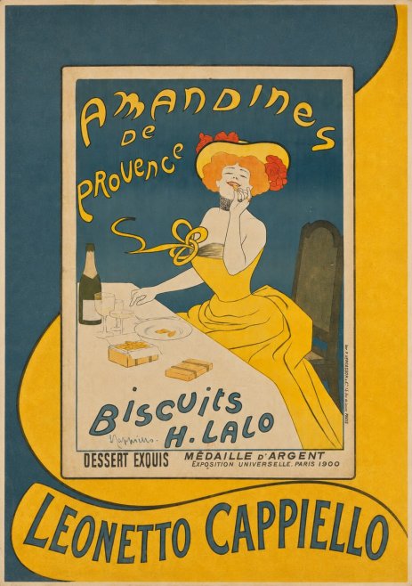 Leonetto Cappiello Amandines De Provence Biscuits H. Lalo II No4 - Poszter