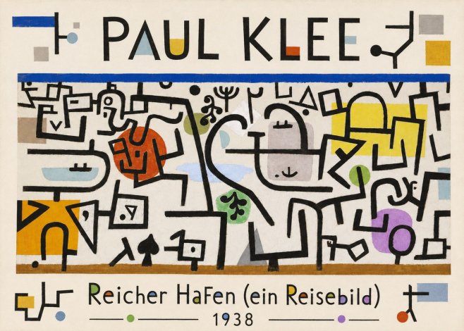 Paul Klee Reicher Hafen (Ein Reisebild) II No1 - Poszter