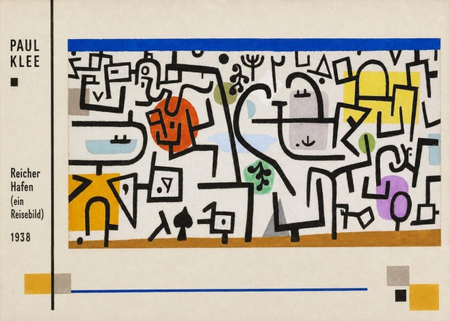 Paul Klee Reicher Hafen (Ein Reisebild) II No3 - Poszter