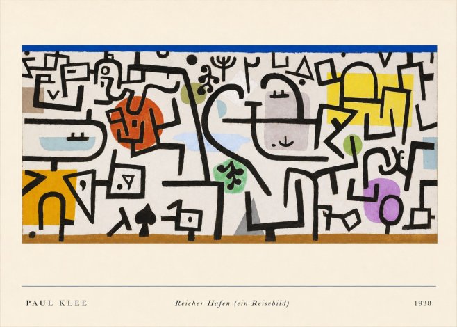 Paul Klee Reicher Hafen (Ein Reisebild) II No4 - Poszter