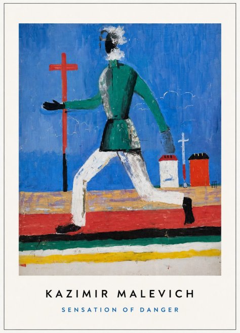 Kazimir Malevich Sensation of Danger No3 - Poszter
