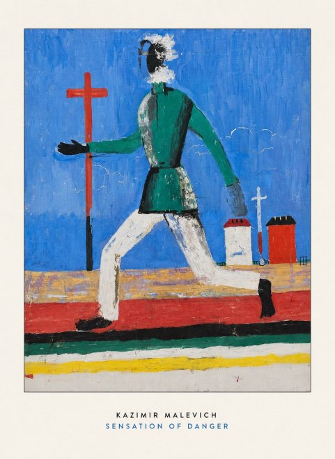 Kazimir Malevich Sensation of Danger No6 - Poszter