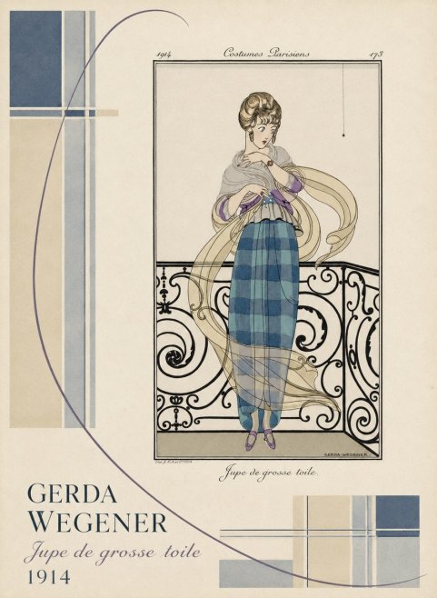 Gerda Wegener Jupe De Grosse Toile No4 - Poszter