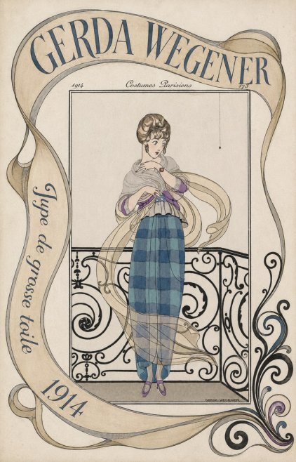 Gerda Wegener Jupe De Grosse Toile No5 - Poszter