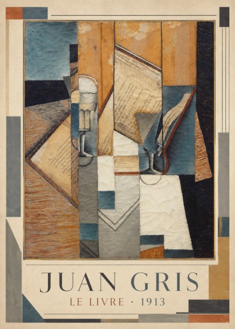 Juan Gris Le Livre No1 - Poszter