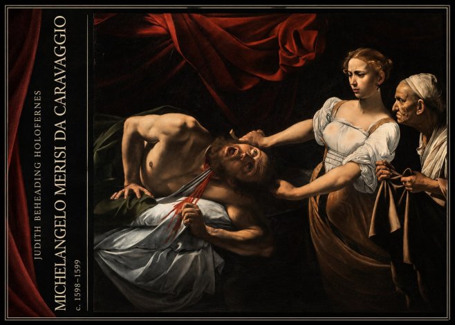Michelangelo Merisi da Caravaggio Judith Beheading Holofernes II No3 - Poszter