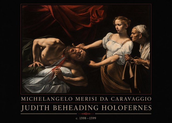 Michelangelo Merisi da Caravaggio Judith Beheading Holofernes II No4 - Poszter