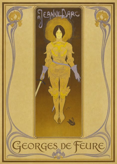 Georges de Feure À Jeanne D'arc No1 - Poszter