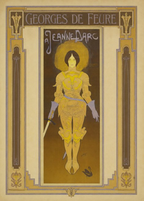 Georges de Feure À Jeanne D'arc No3 - Poszter