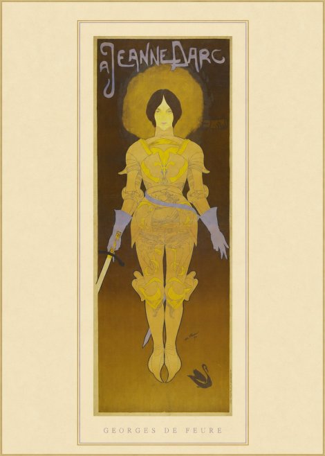 Georges de Feure À Jeanne D'arc No4 - Poszter