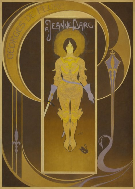 Georges de Feure À Jeanne D'arc No6 - Poszter