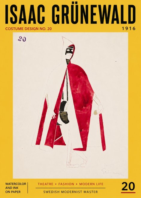 Isaac Grünewald Costume Design No. 20 No5 - Poszter