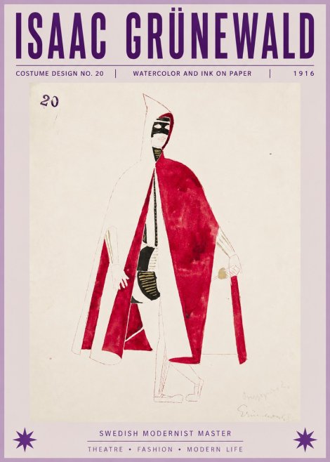 Isaac Grünewald Costume Design No. 20 No6 - Poszter