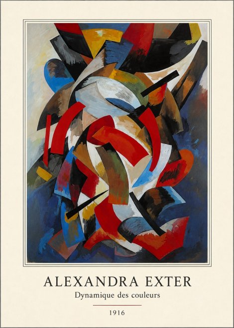 Alexandra Exter Dynamique Des Couleurs 1916 No4 - Poszter