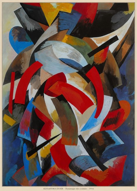 Alexandra Exter Dynamique Des Couleurs 1916 No6 - Poszter