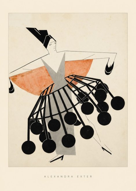 Alexandra Exter Avant-garde Costume Design No6 - Poszter