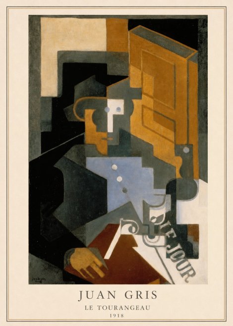 Juan Gris Le Tourangeau No4 - Poszter