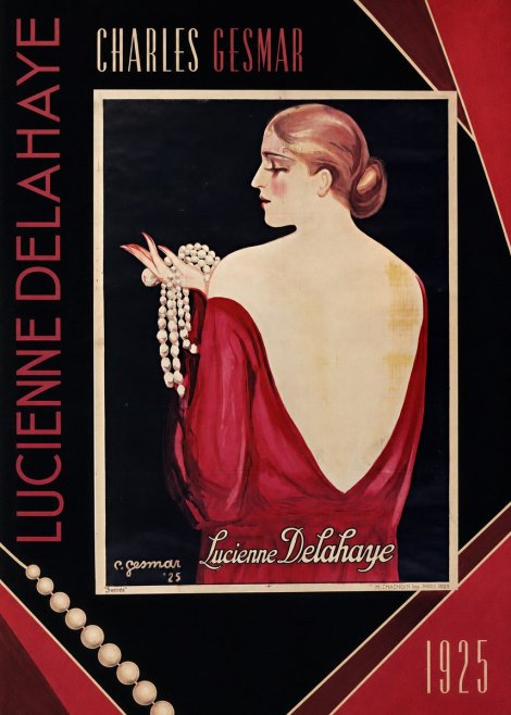 Charles Gesmar Lucienne Delahaye No6 - Poszter