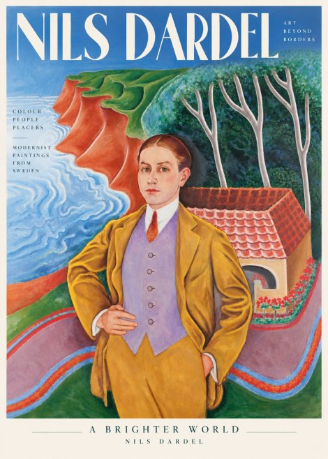 Nils Dardel Portrait in a Southern Landscape No3 - Poszter