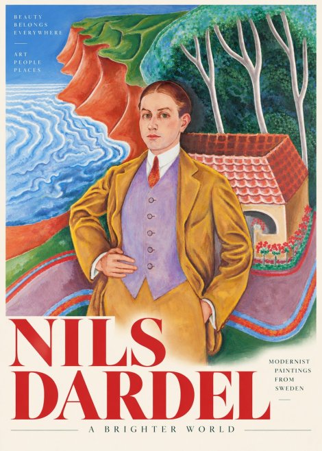 Nils Dardel Portrait in a Southern Landscape No4 - Poszter