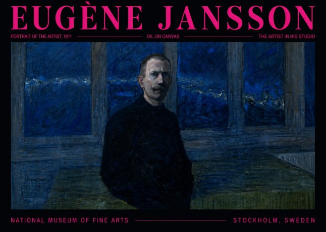 Eugène Jansson Portrait of the Artist, 1911 No5 - Poszter