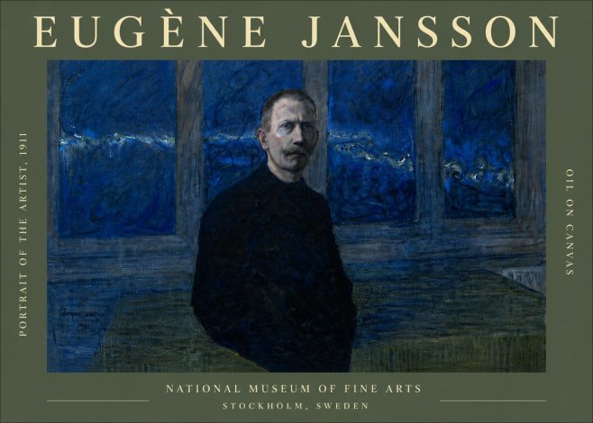 Eugène Jansson Portrait of the Artist, 1911 No6 - Poszter