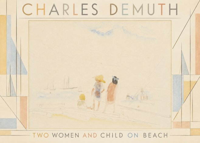Charles Demuth Two Women and Child on Beach No4 - Poszter