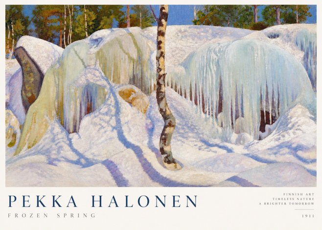 Pekka Halonen Frozen Spring No3 - Poszter
