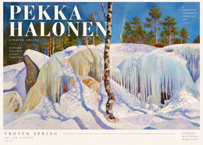 Pekka Halonen Frozen Spring No5 - Poszter