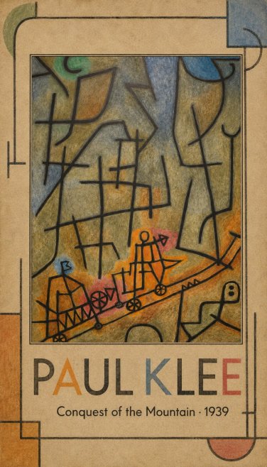Paul Klee Conquest of the Mountain II No2 - Poszter